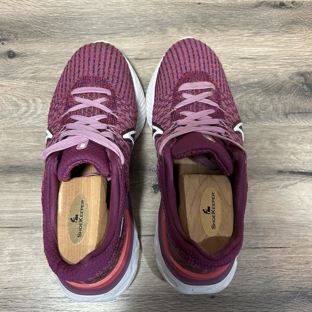 Nike React Infinity Run Flyknit 3 Womens 8.5 Running Shoes Bordeaux DD3024-500 - Picture 8 of 9